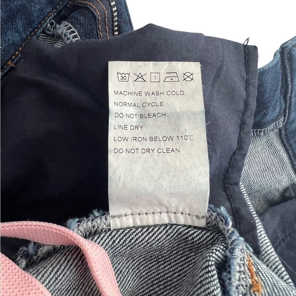 Five Plus Juniors Distressed Raw Hem Cropped Jeans Size S - Picture 5 of 11